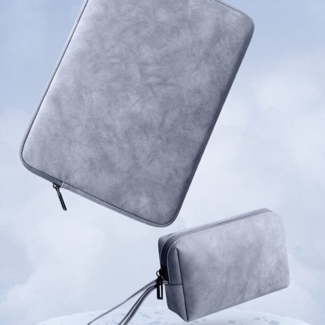 Housse PC - Fluffy Gris +CADEAU