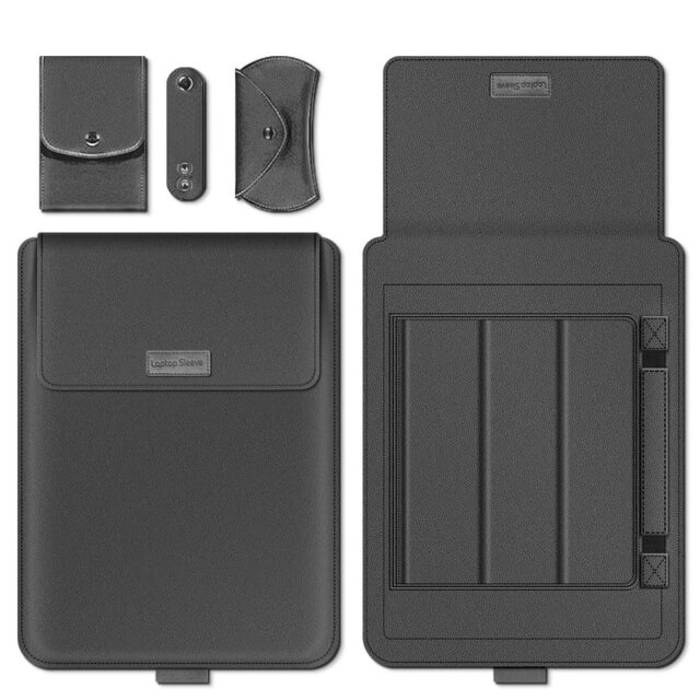 Pochette Ordinateur + Support PC 17 pouces - Standoo Dark