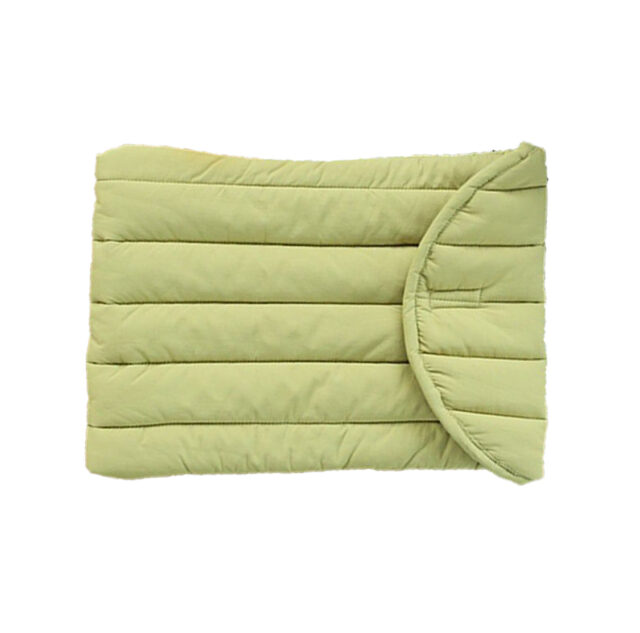 Pochette Ordinateur Matelassée - Pistache